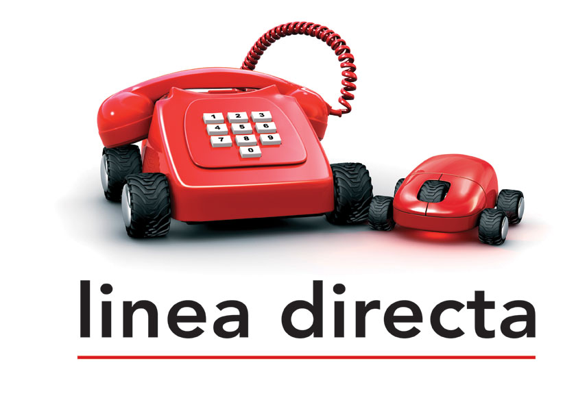 Logotipo Linea Directa para Apartado Compañias Aseguradoras Multiservicios Fortes en Motirl (Granada)
